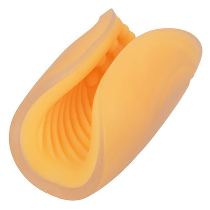 CALEXOTICS - MASTURBÁTOR S KORÁLKOVÝM DRŽADLEM ORANŽOVÝ