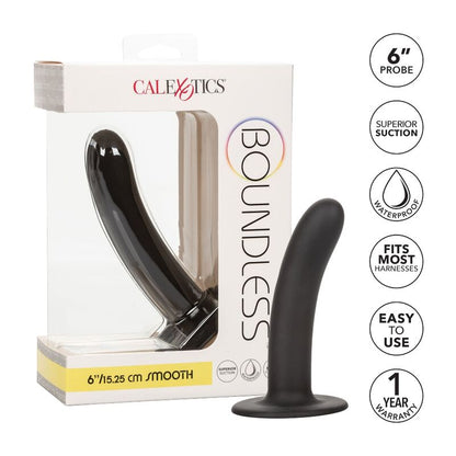 CALEXOTICS - BOUNDLESS DILDO 15,25 CM KOMPATIBILNÍ S POSTROJEM, HLADKÉ