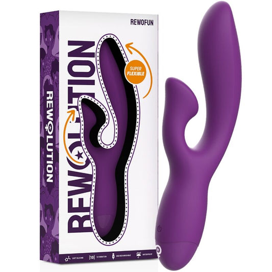 REWOLUTION - REWOFUN FLEXIBILNÍ VIBRÁTOR S KRÁLÍKEM