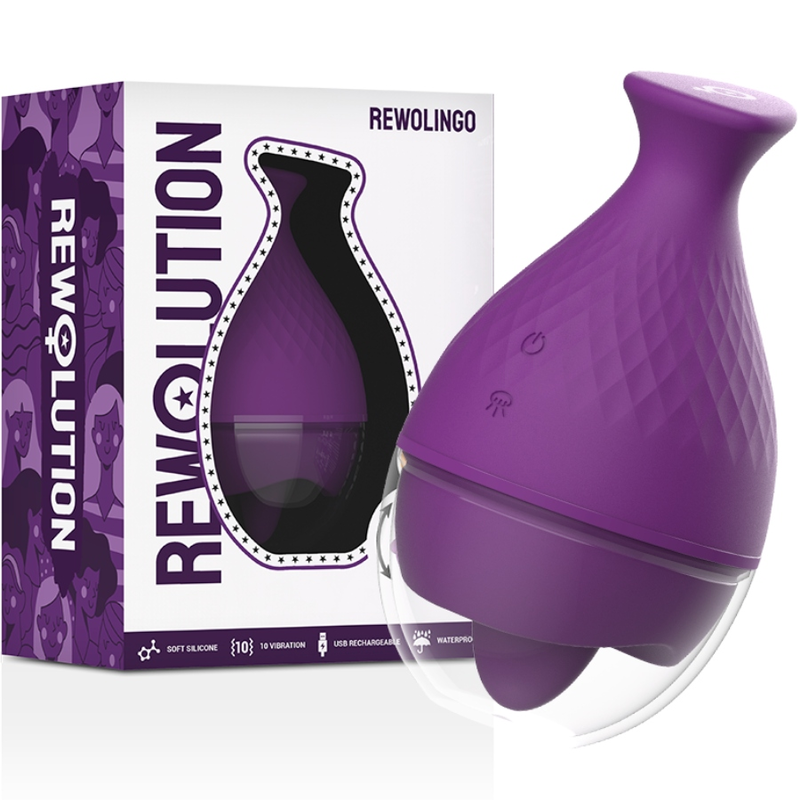 REWOLUTION - VIBRÁTOR REWOLINGO S JAZÝČKEM