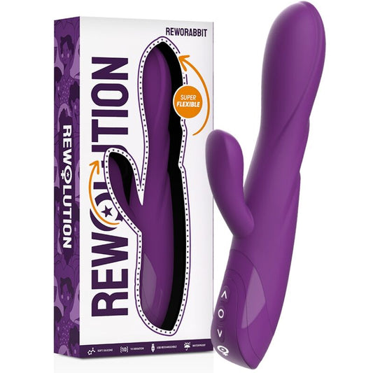 REWOLUTION - REWORABBIT FLEXIBILNÍ VIBRÁTOR S KRÁLÍKEM