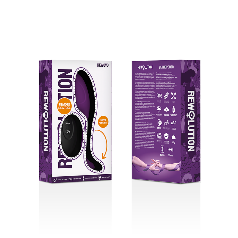 REWOLUTION - DÁLKOVÉ OVLÁDÁNÍ VIBRÁTORU REWOVO EGG