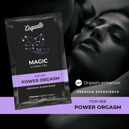 KOKETNÍ ŠIK TOUHA - KAPESNÍ MAGICKÝ CLIMAX GEL PRO NĚJ GEL PRO ZVÝŠENÍ ORGASMU 10 ML