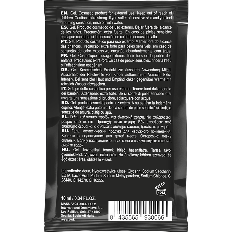KOKETNÍ ŠIK TOUHA - KAPESNÍ MAGICKÝ CLIMAX GEL PRO NĚJ GEL PRO ZVÝŠENÍ ORGASMU 10 ML