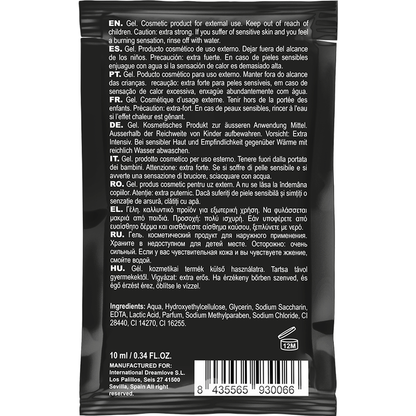 KOKETNÍ ŠIK TOUHA - KAPESNÍ MAGICKÝ CLIMAX GEL PRO NĚJ GEL PRO ZVÝŠENÍ ORGASMU 10 ML