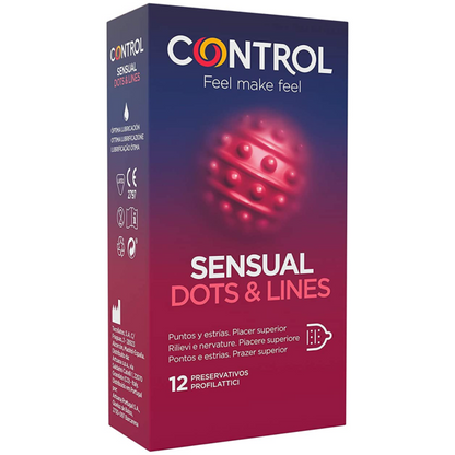 CONTROL - SMYSELNÉ TEČKY A ČÁRY, BODY A STRIE 12 JEDNOTEK