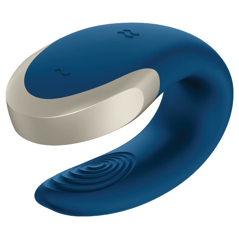 SATISFYER - LUXUSNÍ VIBRÁTOR DOUBLE LOVE PARTNER MODRÝ