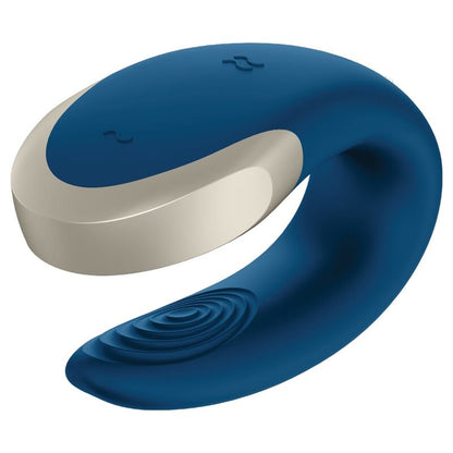 SATISFYER - LUXUSNÍ VIBRÁTOR DOUBLE LOVE PARTNER MODRÝ