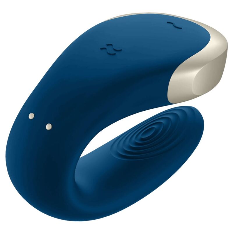 SATISFYER - LUXUSNÍ VIBRÁTOR DOUBLE LOVE PARTNER MODRÝ