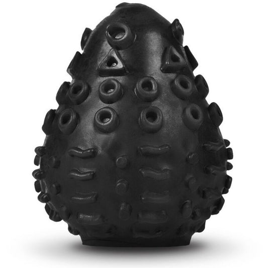 G-VIBE - ZNOVU POUŽITELNÝ TEXTUROVANÝ MASTURBÁTOR EGG ČERNÝ