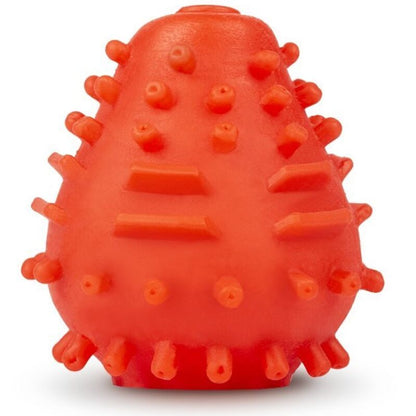 G-VIBE - ZNOVU POUŽITELNÝ TEXTUROVANÝ MASTURBÁTOR EGG RED