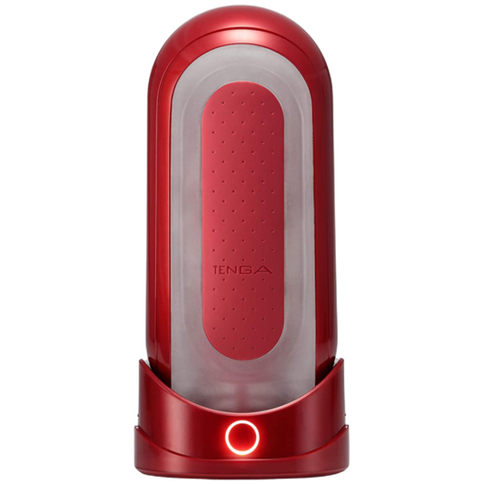 TENGA - FLIP 0 ZERO ČERVENÁ S OHŘÍVAČEM
