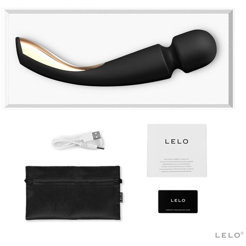 LELO - CHYTRÁ STŘEDNÍ MASÁŽNÍ HŮLKA 2 ČERNÁ