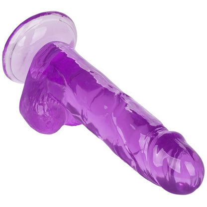 CALEXOTICS - DILDO VELIKOSTI QUEEN FIALOVÉ 15,3 CM