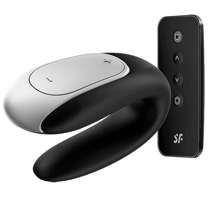 SATISFYER - VIBRÁTOR DOUBLE FUN PARTNER ČERNÝ
