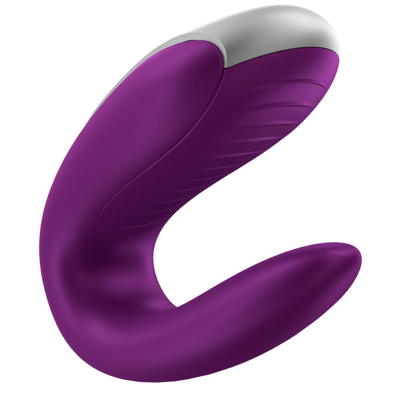 SATISFYER - DVOJITÁ ZÁBAVA S PARTNEREM - FIALOVÝ