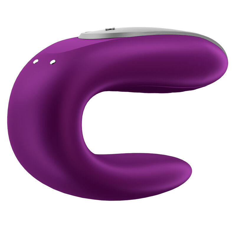 SATISFYER - DVOJITÁ ZÁBAVA S PARTNEREM - FIALOVÝ