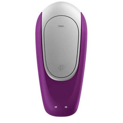 SATISFYER - DVOJITÁ ZÁBAVA S PARTNEREM - FIALOVÝ