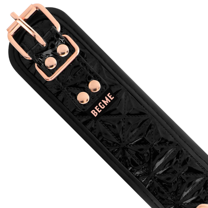 BEGME - OBOJEK Z PRÉMIOVÉ VEGANSKÉ KOŽE, BLACK EDITION, S NEOPRENOVOU PODŠÍVKOU