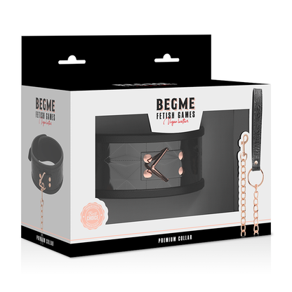 BEGME - OBOJEK Z PRÉMIOVÉ VEGANSKÉ KOŽE, BLACK EDITION, S NEOPRENOVOU PODŠÍVKOU
