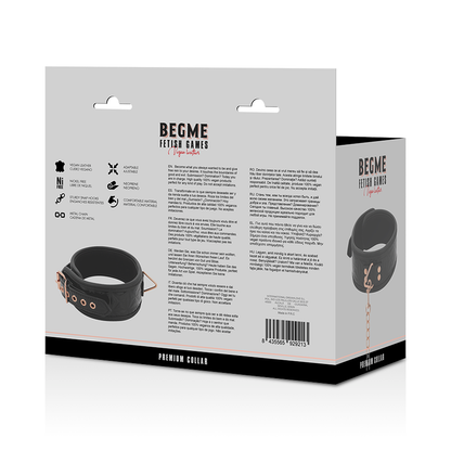 BEGME - OBOJEK Z PRÉMIOVÉ VEGANSKÉ KOŽE, BLACK EDITION, S NEOPRENOVOU PODŠÍVKOU