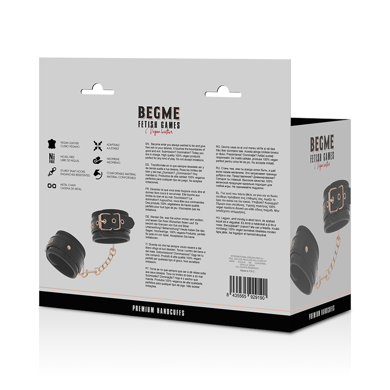 BEGME - POUTA PREMIUM BLACK EDITION S NEOPRENOVOU PODŠÍVKOU