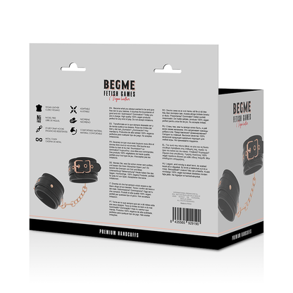 BEGME - POUTA PREMIUM BLACK EDITION S NEOPRENOVOU PODŠÍVKOU