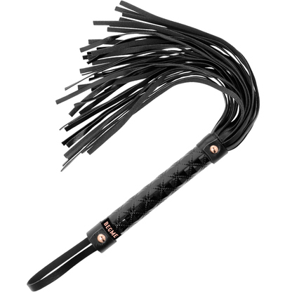 BEGME - VEGANSKÝ KOŽENÝ FLOGGER Z ČERNÉ EDICE