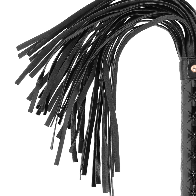 BEGME - VEGANSKÝ KOŽENÝ FLOGGER Z ČERNÉ EDICE