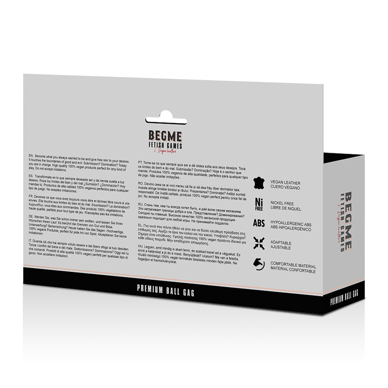 BEGME - BLACK EDITION RUBÍK S KULIČKAMI Z VEGANSKÉ KŮŽE