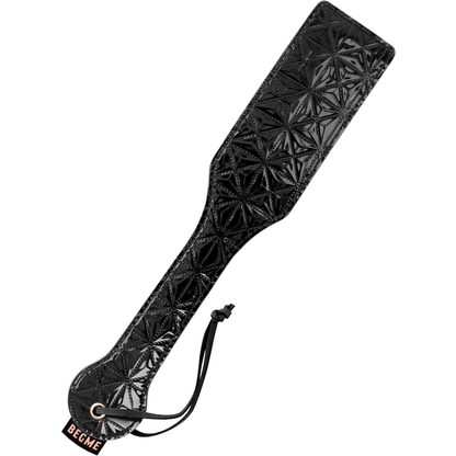 BEGME - ČERNÝ KOŽENÝ PADDLE VEGAN EDITION