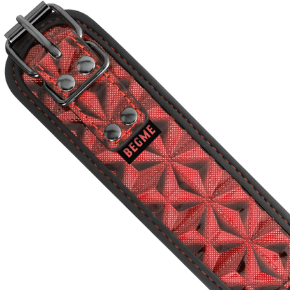 BEGME - PREMIUM VEGANSKÝ KOŽENÝ OBOJEK RED EDITION S NEOPRENOVOU PODŠÍVKOU