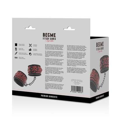 BEGME - POUTA PREMIUM RED EDITION S NEOPRENOVOU PODŠÍVKOU