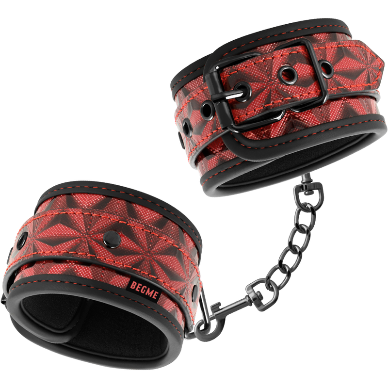 BEGME - PRÉMIOVÉ MANŽETY NA KOTNÍKY RED EDITION S NEOPRENOVOU PODŠÍVKOU