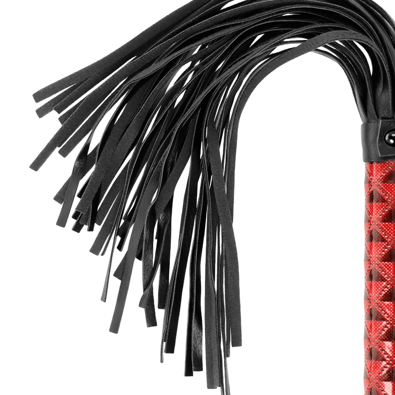 BEGME - VEGANSKÝ KOŽENÝ FLOGGER ČERVENÉ EDICE