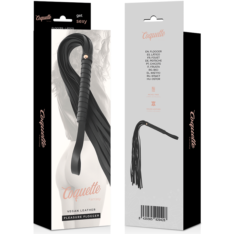 KOKETNÍ ŠIK TOUHA - FANTASY VEGANSKÝ KOŽENÝ FLOGGER