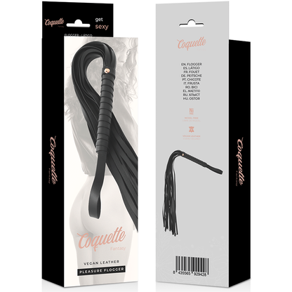 KOKETNÍ ŠIK TOUHA - FANTASY VEGANSKÝ KOŽENÝ FLOGGER