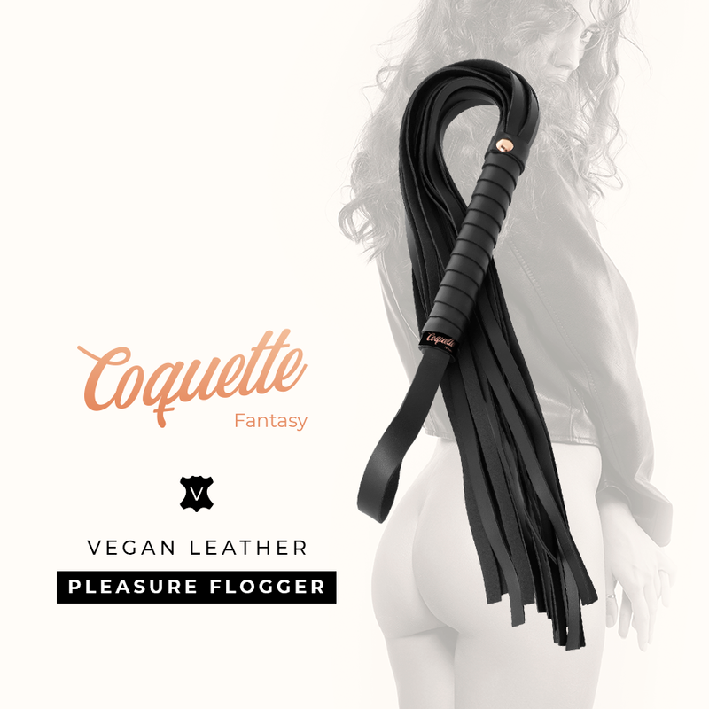 KOKETNÍ ŠIK TOUHA - FANTASY VEGANSKÝ KOŽENÝ FLOGGER