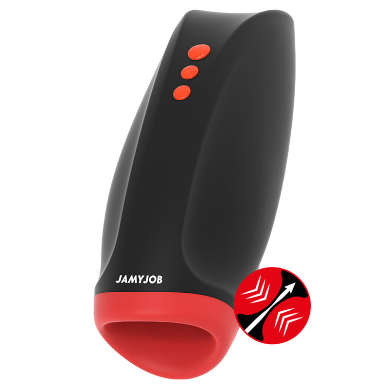 JAMYJOB - NOVAX MASTURBÁTOR S VIBRACEMI A KOMPRESÍ