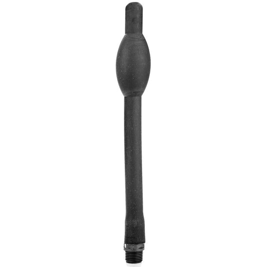 ALL BLACK - ANÁLNÍ SPRCHOVÝ SILIKONOVÝ ZÁVĚS 27 CM