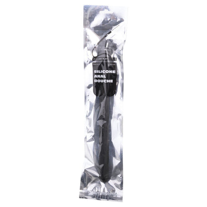 ALL BLACK - ANÁLNÍ SPRCHOVÝ SILIKONOVÝ ZÁVĚS 27 CM