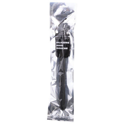 ALL BLACK - RIDGED SHOWER ANAL SILICON 27 CM