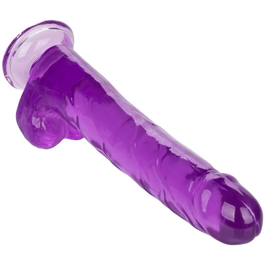 CALEXOTICS - DILDO VELIKOSTI QUEEN FIALOVÉ 25,5 CM