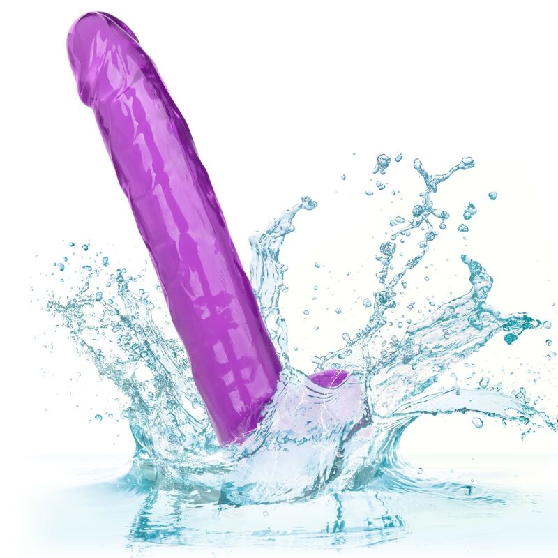 CALEXOTICS - DILDO VELIKOSTI QUEEN FIALOVÉ 25,5 CM