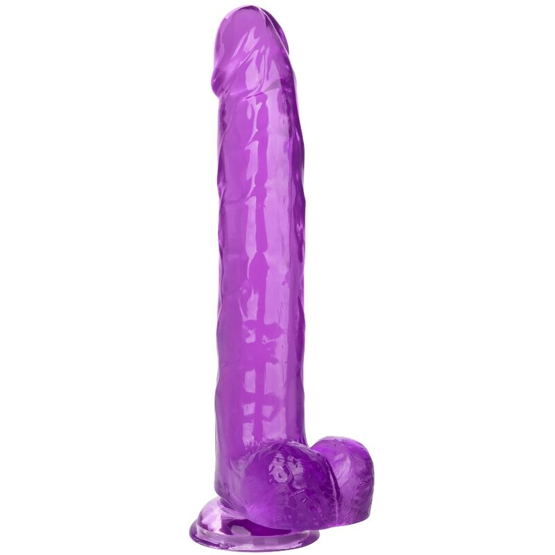 CALEXOTICS - DILDO VELIKOSTI QUEEN FIALOVÉ 25,5 CM