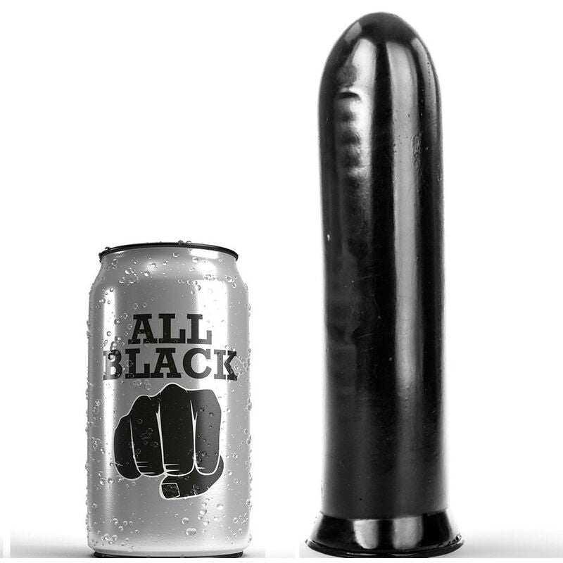CELÉ ČERNÉ - ČERNÝ DILDO 19 CM
