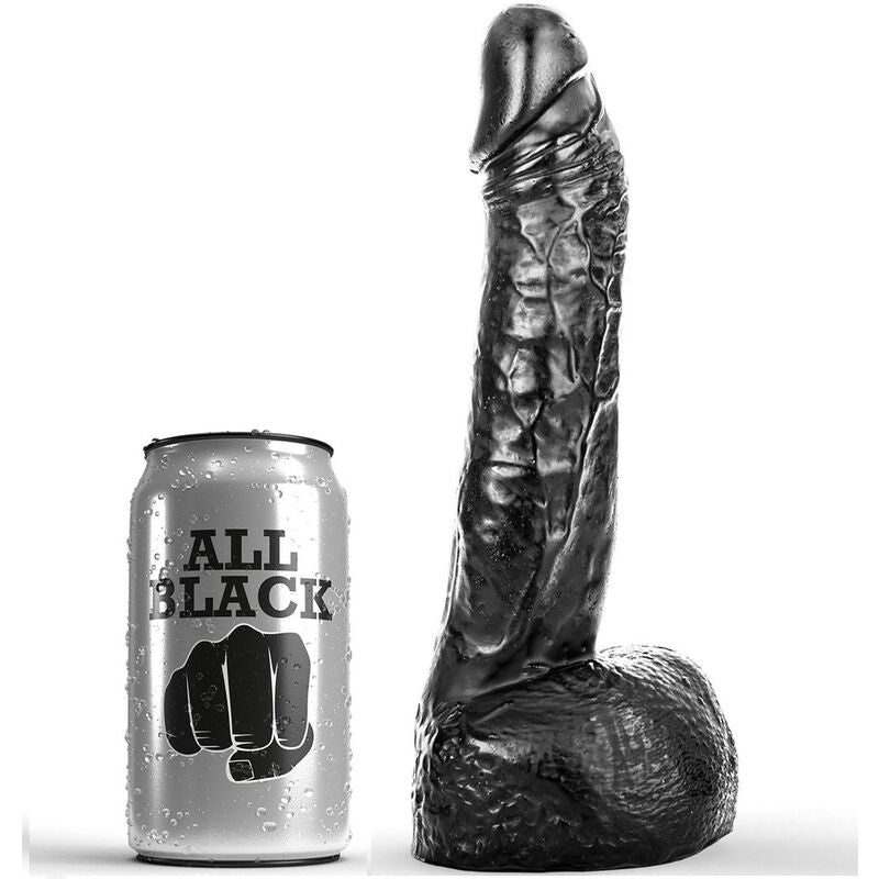ALL BLACK - FISTINGOVÉ DILDO 20 CM