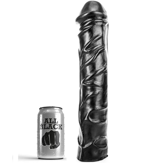 ALL BLACK - OBROVSKÉ MĚKKÉ FISTINGOVÉ DILDO 32 CM