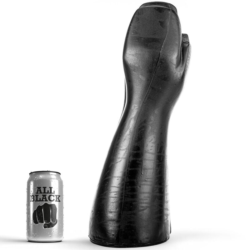 CELÉ ČERNÉ - FISTINGOVÉ DILDO 39 CM