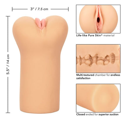 CALEXOTICS - BOUNDLESS VULVA STROKER SVĚTLÁ PLEŤ